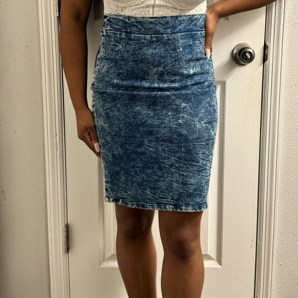 Sexy Denim Pencil Skirt